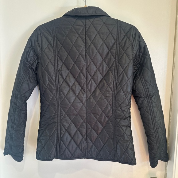 Barbour Women's Black Quilted Jacket - Size 4 - Picture 4 of 4
